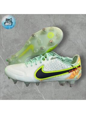 Nike Tiempo Legend 9 Elite SG-PRO AC Green Soccer Cleat DB0822-344 Size 8.5